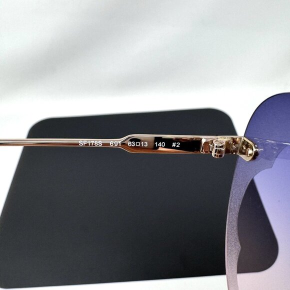 Salvatore Ferragamo Sunglasses SF178S 691 Frames 63 [] 13 140 Italy main image 4